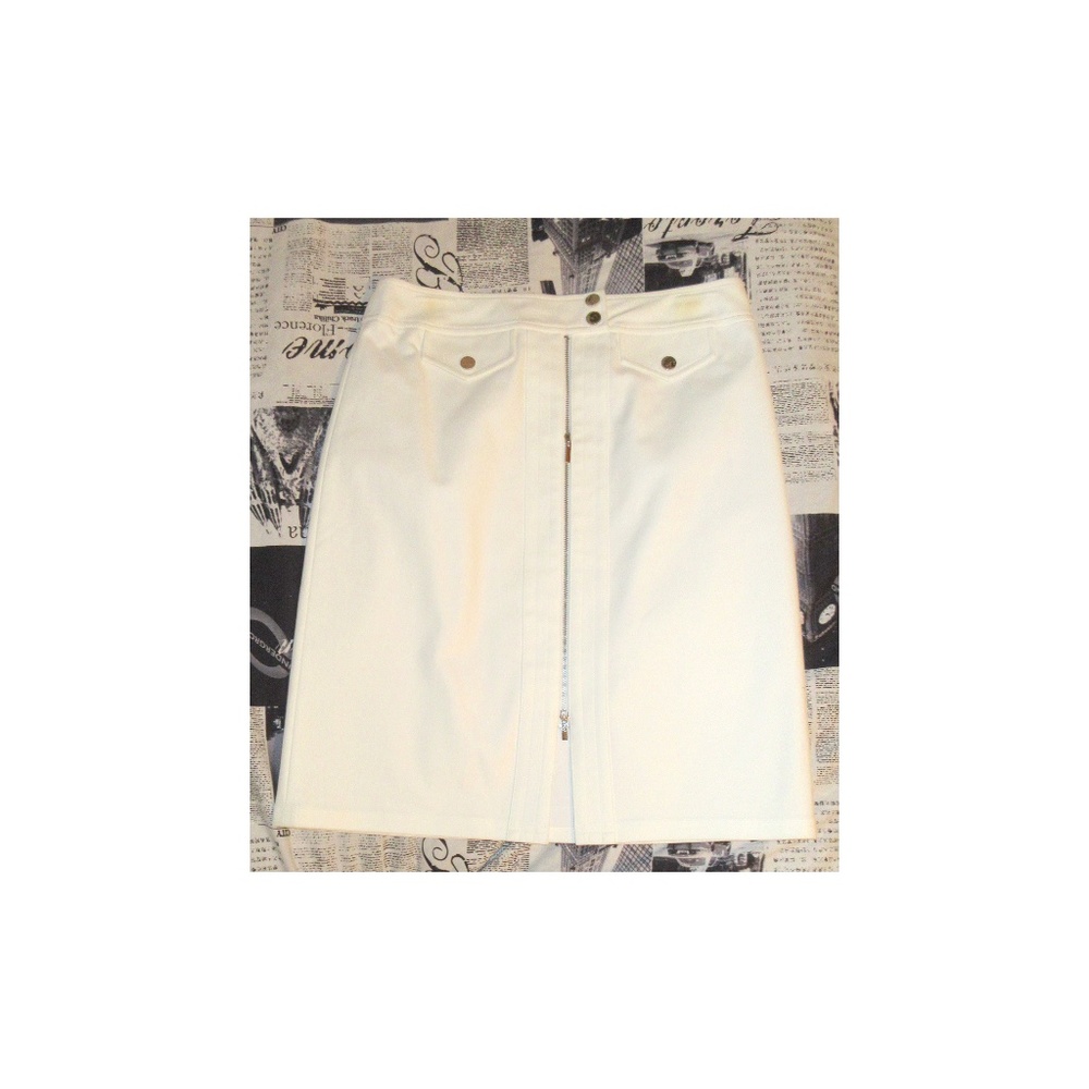 Etcetera White Skirt